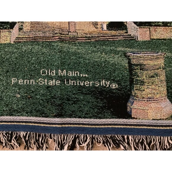 Pennsylvania Penn State University Woven Throw Blanket~High Quality~NICE! - Picture 4 of 7